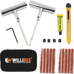 7 in 1 Universal T Tubeless Tire Puncher Kit Tyre Puncture Kit for car & bike Tubeless Tyre Puncture Repair Kit-image-64