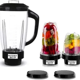 Juicer Jar and 2 Bullet Jar for Mixer Grinder Set of 3 (1500, 350 & 530ML) Black Mixer Juicer Jar-picture-7