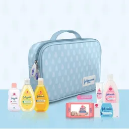 Baby Care combo Set with Organic (8 N Pieces) Sky blue-5
