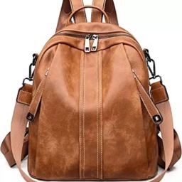 Medium 24 L Laptop Backpack women stylish Leather Girl's Travel Casual Backpack With Shoulder-image-40