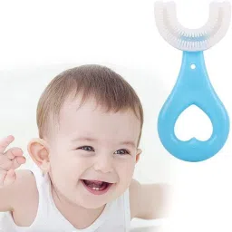 U-Shape Toothbrush with Food Grade Soft Silicone Brush Head for Oral Cleaning. Ultra Soft Toothbrush-image-49