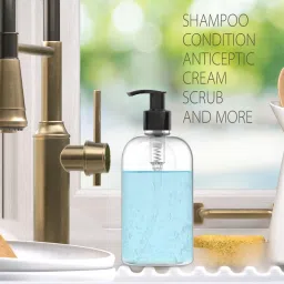 pharcos 2 PCS Refillable Shampoo and Conditioner Bottles with Pump 10oz (300ml). 300 ml Bottle image 4