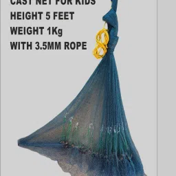 barsha handmade 14mm cast fishing net for kids Aquarium Fish Net image 3