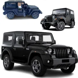 Pullback Thar car toy|Openable doors|1 car|Diecast metal|Random color-9