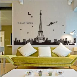 90 cm Great luminous Paris wall sticker Self Adhesive Sticker-image-4