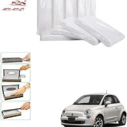 Car Tissue Box Refiller facial tissue (Pack of 10,100 pulls 2 ply,TISSUE REFILL ONLY) For Fiat Abarth Vehicle Tissue Dispenser-image-5