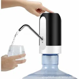2 Square Premium Plastic Stylish Jug with 12 Pcs Glass Set Capacity 2000 ML Bottom Loading Water Dispenser-image-26