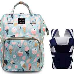 Combo of Premium Baby Diaper Backpack and Baby Carrier for Parents and Babies-17