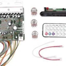 geeta enterprises Combo of 4440 IC DIY Audio Boards 40 and 40W Amplifier board with 100k dual and 47k dual potentiometer with Bluetooth FM with Remote Sound Recorder and Sound Circuit Electronic Hobby Kit image 5