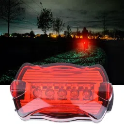 rebound Combo of 3 LED Cycle Light & Loud Horn Bell and 5 LED Bicycle Tail Light LED Front Rear Light Combo image 4