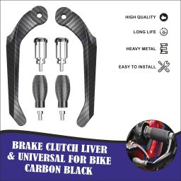 NEW_Clutch Lever gaurd Carbon Fiber Set Universal for All Bikes Bike Crash Guard-image-24