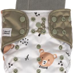 Washable Reusable Cloth Diaper,Free Size|for Kids 0-3 Yrs|1 Diaper & 2 insert-4