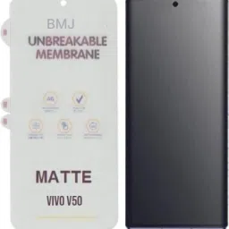 bmj Edge To Edge Screen Guard for VIVO V50 5G, 3 LAYER FRONT MATTE-20