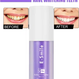 E-Smile V34 Colour Corrector Serum Professional Purple Colour Corrector Teeth Whitening Kit-image-9