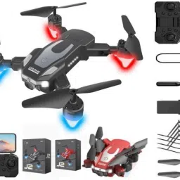 J2 Drone with HD Camera and Foldable Quadcopter Professional Drone Set Drone-3
