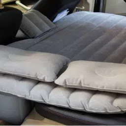 SP NEW Car Inflatable Bed Beige with Two Air Pillows with Pump Kit for Fiesta Inflatable Sofa/ Chair-28