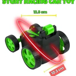myrra Rechargeable 360° Rotating & Rolling Small Stunt Car Toy USB Cable image 4