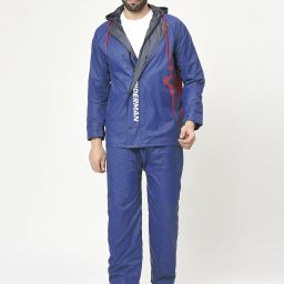 Graphic Print Men Raincoat-image-117