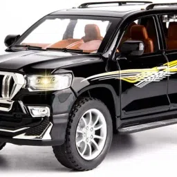 1:24 Diecast Metal Model Car Toyota Prado Toy Cars For Kids Sound and Light-30