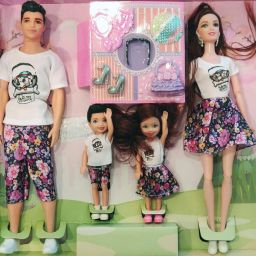 Family Doll Set Includes Mom, Dad, Doll Set-13