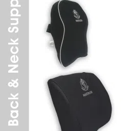 mrron Black Memory Foam Car Pillow Cushion for Universal For Car image 3