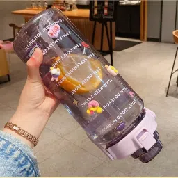 New Transparent Water Bottle 2000 ml Water Bottle-image-95