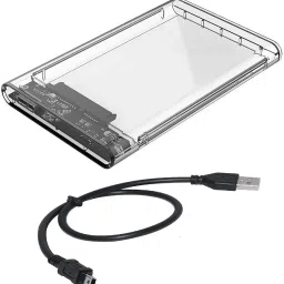 WiredCom USB 2.0 2.5 Inch SATA to USB External Hard Drive Enclosure 2.5 inch Enclouser-4