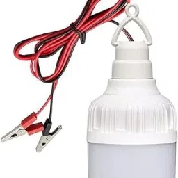 DC 12V Solar LED high brightness bulb with alligator clips (Pack of 1) Light Electronic Hobby Kit-image-69