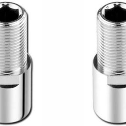 Premium Quality Full Brass CP Extension Nipple 2 Inch, Chrome Finish, Pack of 2 Faucet Nozzle-11