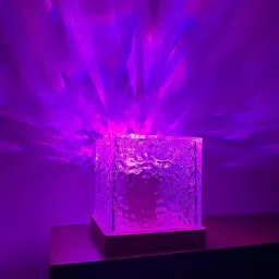 udropmore USB Dynamic Water Pattern Color Changing LED Table Lamp image 4