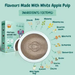 burpease Pratham Aahaar Fullfilled With Multigrains and Nuts No Added Sugar Baby Food Cereal image 3
