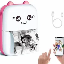 4uonly Mini Printer with Paper for Photo Multi-function Label Printer mkl11 Single - Text Used For: Title, Compare-3