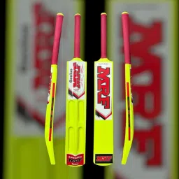 M.R.F Premium Scoop Full Size Hard Plastic Cricket Bat PVC/Plastic Cricket Bat For 15+ Yrs-image-11