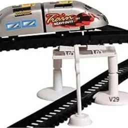 Metro Electric Railway Toy Train Set Silver with TrackS 15 NOS for Kids GY-119-16