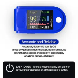 cool indians Oxygen Saturation Monitor Heart Rate Oxygen Meter I Pulse Oximeter Multi-Range Ohmmeter image 4