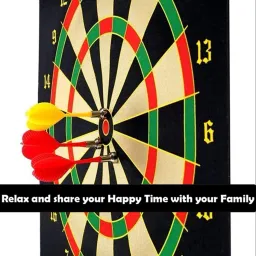 shipsify Magnetic with Double Foldable Dart Game with 4 Non Pointed Darts - 12 Inch Convertible Tip Dart image 3