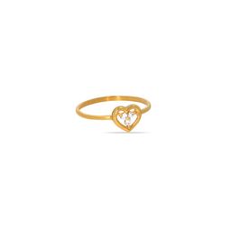 BHIMA 22K BIS Hallmark (916) Yellow Gold Trinity Love Casual Ring-image-27