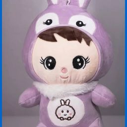 Super Soft Bunny Doll With Rabbit Ear Soft Toy For Kids-1 - 25 cm-image-41