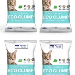 Exclusive Scoopable Eco Clump Bentonite Litter Unscented (Pack of 4-Total 20kg) Pet Litter Tray Refill-10