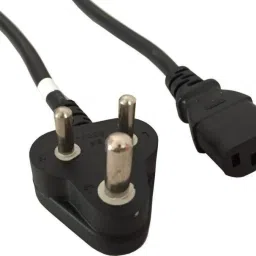 TERABYTE Power Cord 1.5 m 3 Pin Power Supply Cable for Desktop Monitor Printer - 1.5 Meter Power Cord Power Cord image 5