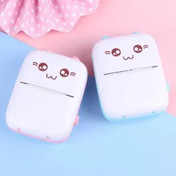 EVAAENTERPRISES Pink Mini Bluetooth Thermal Receipt Printer Pocket printer-36