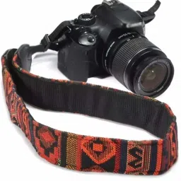 SYGA 1 Piece Orange Coloured DSLR Camera Shoulder Strap Strap-14