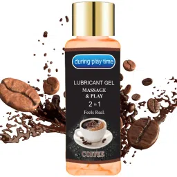 During Play Time Coffee Flavour Lubricant Water Based Gel For Men & Women Lubricant-image-90