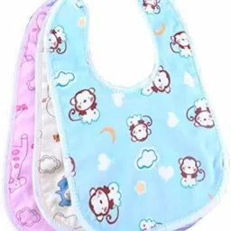New born water resistant- premium super soft cotton daily use bibs-image-4