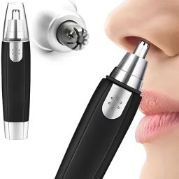 Manshi Mini Porteble Ear And Nose Hair Remover Trimmer 70 min Runtime 2 Length Settings-image-98