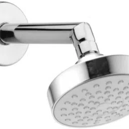 4"Inch Galaxy White ABS Shower with 9"Inch S.S-304 Round Shower Arm (Set of 1) Fixed Mount-image-78