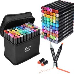 Marker Pen 60 PCS Markers Drawing pen set Nib Sketch Pen-picture-16