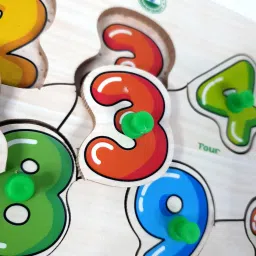 elexn Good price Wooden Educational Creative learning 1 To 20 math counting Board image 2