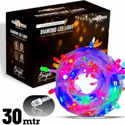 60 LEDs 30 m Multicolor Color Changing String Rice Lights-image-64