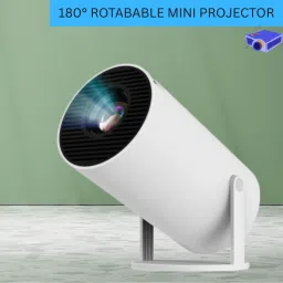 Guggu Mini HD Projector for Home 4KSupport With Built-in App Netflix/Prime/YouTubeG19 (4500 lm / 1 Speaker / Wireless / Remote Controller) Portable Projector-6